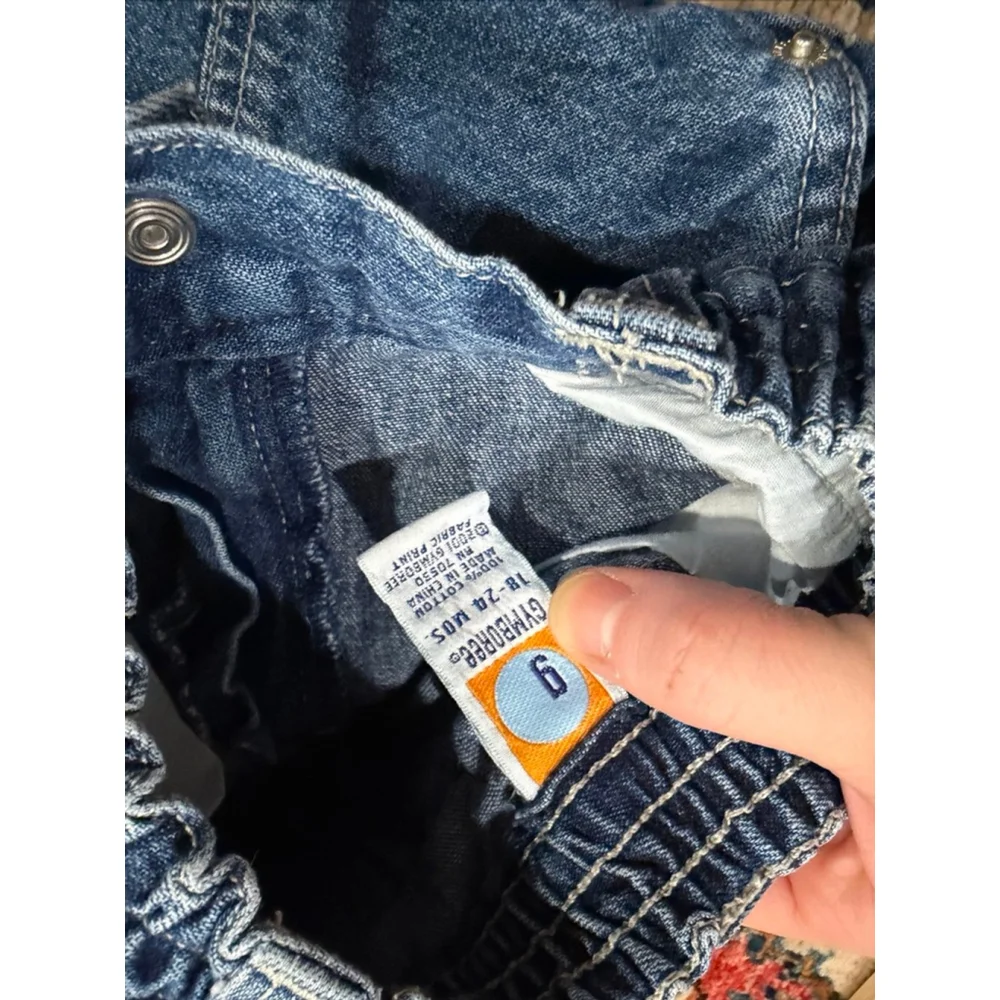 Gymboree Denim Shorts Blue Jean Shorts Elastic Waist Size 18–24 Months Toddler B